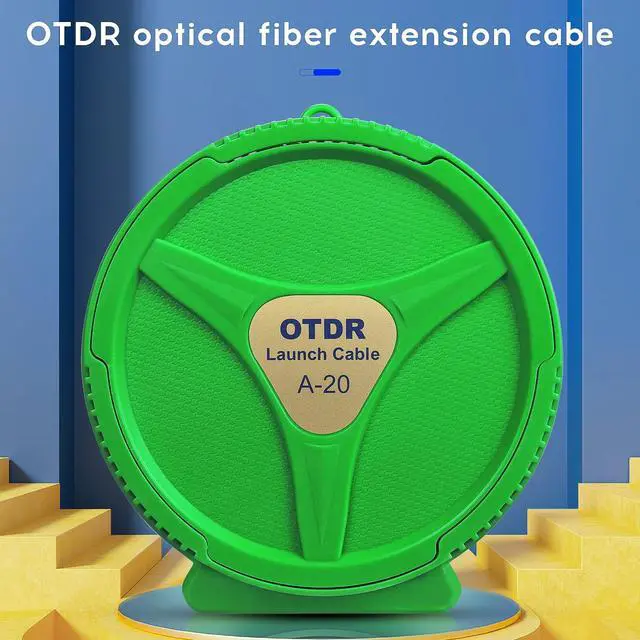 Alt view image 2 of 5 - SAIVXIAN OTDR Dead Zone Eliminator Fiber Optic Transmission Launch Cable Box SCAPC-SCAPC 1KM Singlemode Fiber Optic Testing Extension line Transmission Cable Ring Test Tools 1000m Test Tool