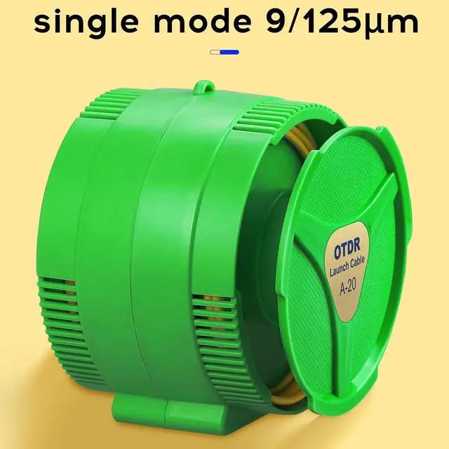 Alt view image 4 of 5 - SAIVXIAN OTDR Dead Zone Eliminator Fiber Optic Transmission Launch Cable Box SCAPC-SCAPC 1KM Singlemode Fiber Optic Testing Extension line Transmission Cable Ring Test Tools 1000m Test Tool