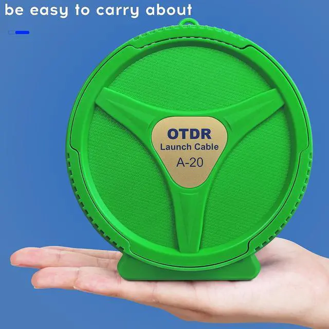 Alt view image 5 of 5 - SAIVXIAN OTDR Dead Zone Eliminator Fiber Optic Transmission Launch Cable Box SCAPC-SCAPC 1KM Singlemode Fiber Optic Testing Extension line Transmission Cable Ring Test Tools 1000m Test Tool