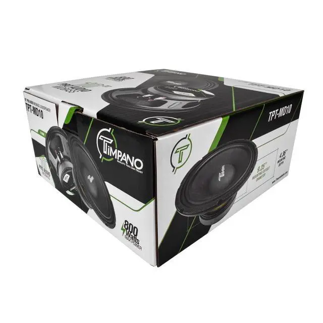 Alt view image 5 of 5 - Timpano TPT-MD10 10 Inch Midbass Speaker Pro Audio 800 Watts, 8 Ohm Mid-bass Loudspeaker for Professional and Car Audio System (Single)