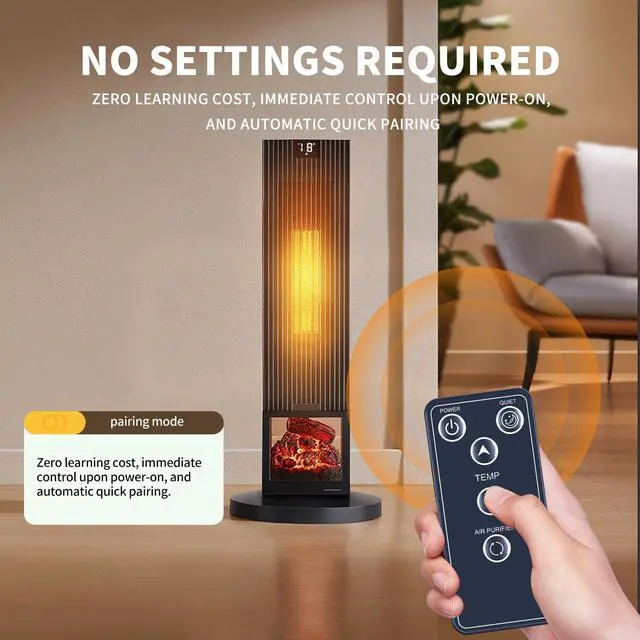 Alt view image 2 of 5 - Snrigw Replacement Remote Control for EdenPURE A5152 Gen2/A5095 Heater