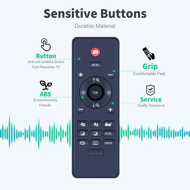 Alt view image 3 of 5 - Snrigw Replacement Remote Control for Andonstar 10.1 Inch LCD Digital Microscope AD210 AD246S-M AD249S-M AD109 AD409 Pro AD249S-Max AD210S-Pro AD407 Pro AD208S-Pro AD246S-P Models