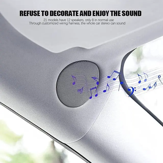 Alt view image 3 of 5 - Haofy Speaker Activation Wire Harness, Audio Inactive Activation Wire Harness Speaker Modification Kit Replacement for 2021