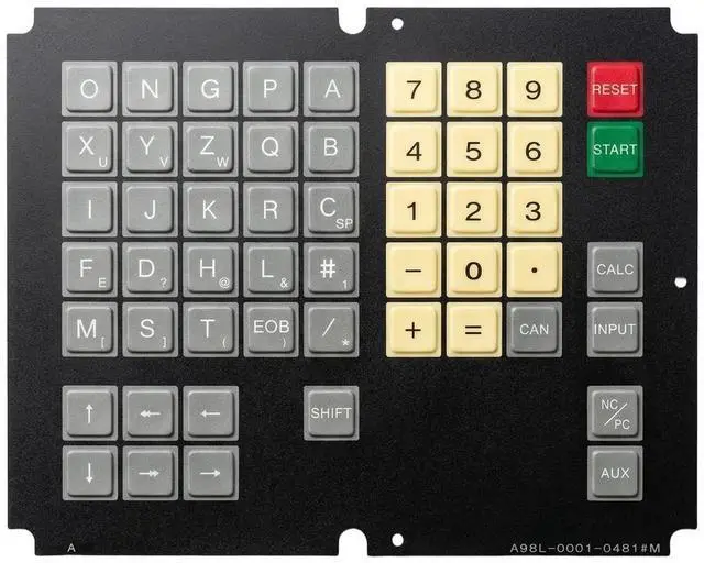 Main image of Timsenkoo A98L-0001-0481#M Membrane Keypad for Fanuc 10-11M Keyboard Replacement