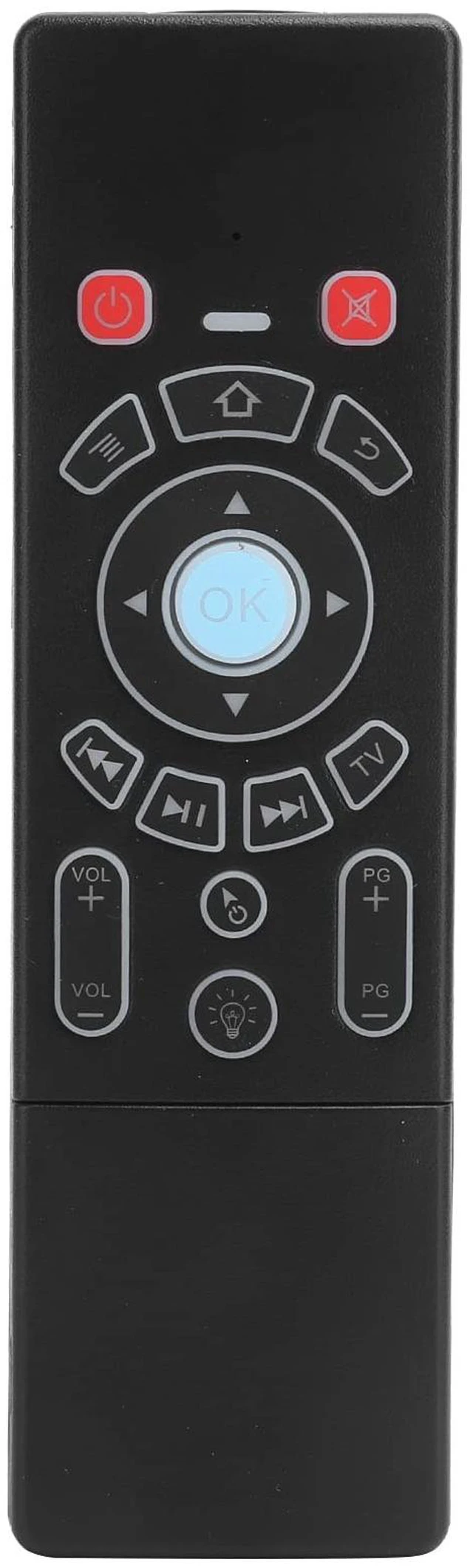 Main image of Air Mouse Remote, 2.4G 6Axes Keyboard Remote Control Touchpad Backlit Replacement for Android/Smart TV Box PC Projectors, Computers(Standard)