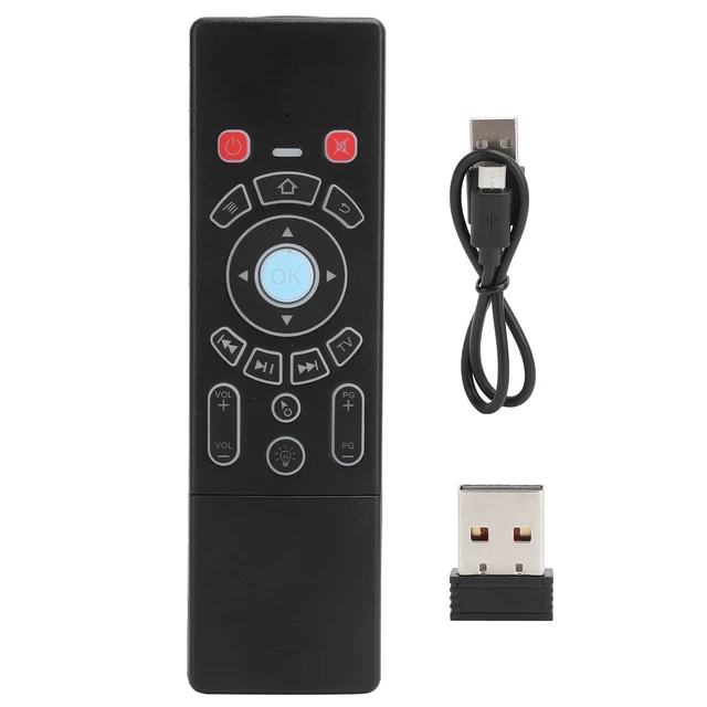 Alt view image 5 of 5 - Air Mouse Remote, 2.4G 6Axes Keyboard Remote Control Touchpad Backlit Replacement for Android/Smart TV Box PC Projectors, Computers(Standard)