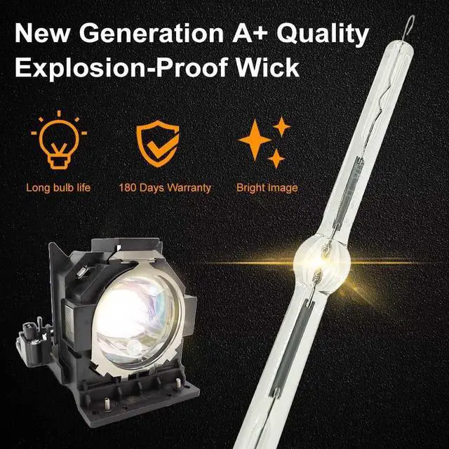 Alt view image 3 of 5 - CTLAMP A+ Quality DT01585 Replacement Projector Lamp Bulb with Housing Compatible with HITACHI DWU951 DWX951 DXG1051