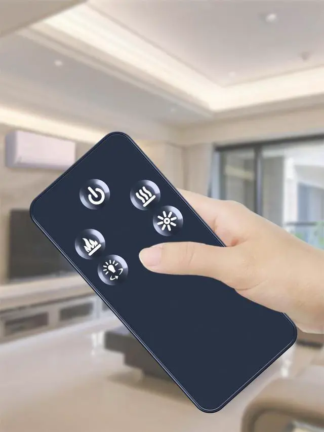 Alt view image 3 of 3 - New Fireplace Replacement Remote Control fit for Dimplex Electric Fireplace RLG20 RLG20BR RLG20FC RBFL24BR RBFL24FC RLG25 RLG25BR RLG25FC RX-RBFL30FC BFL42FC X-RBFL42BR etc.