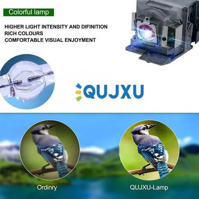 Alt view image 2 of 5 - QUJXU RLC-103 Hight Quality Replacement Projector Lamp for Viewsonic PG800W PG800HD PG800X PRO8510L Pro8510L Pro8520WL Pro8530HDL Pro8800WUL