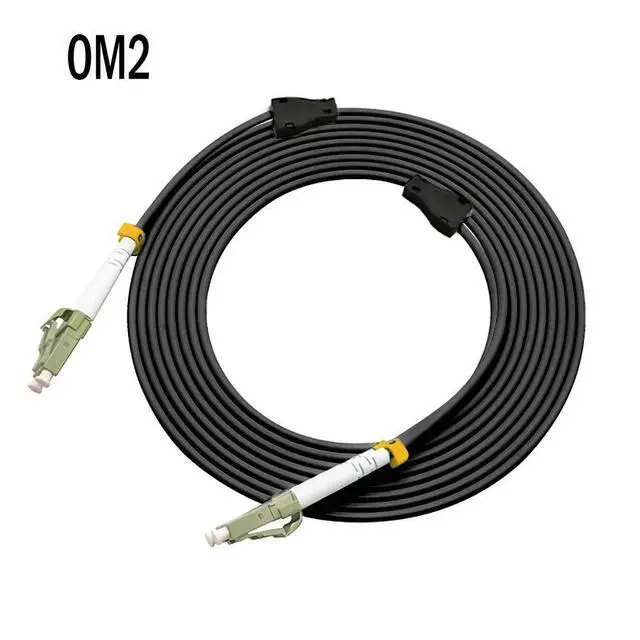 Alt view image 2 of 5 - Jeirdus 65ft LC to LC Outdoor Armored Duplex 50/125 OM2 Fiber Optic Cable Jumper Optical Patch Cord Multimode 20Meters 20M LC-LC