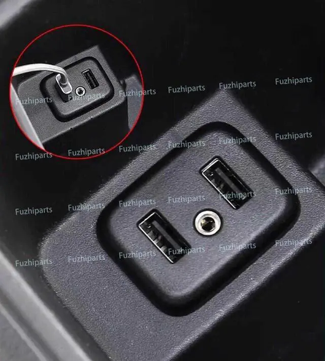 Alt view image 4 of 5 - Wuqueker 13509942 Dual USB Port Interface Box AUX Jack Carplay Adapter Module fit for GMC Chevrolet Buick Cadillac Chevy 2016 17 18(13510854/13519224/13523018/13519225/13509943)