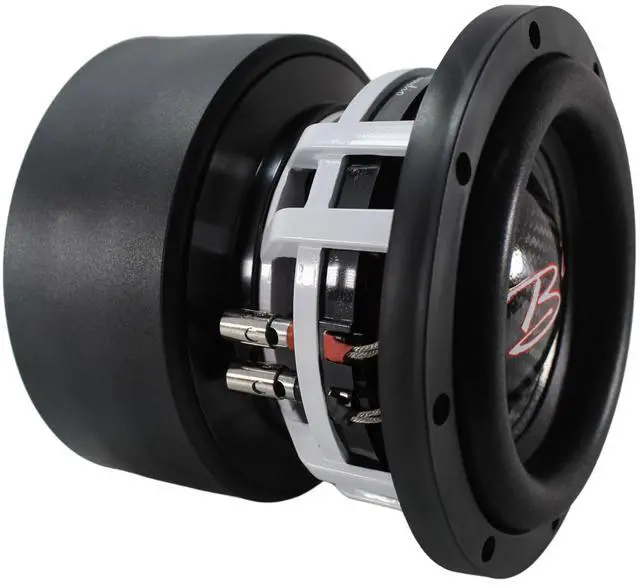 Main image of B2 Audio Rampage 6.5" 1000 Watt RMS Carbon Fiber Dual 2-Ohm Voice Coil Subwoofer