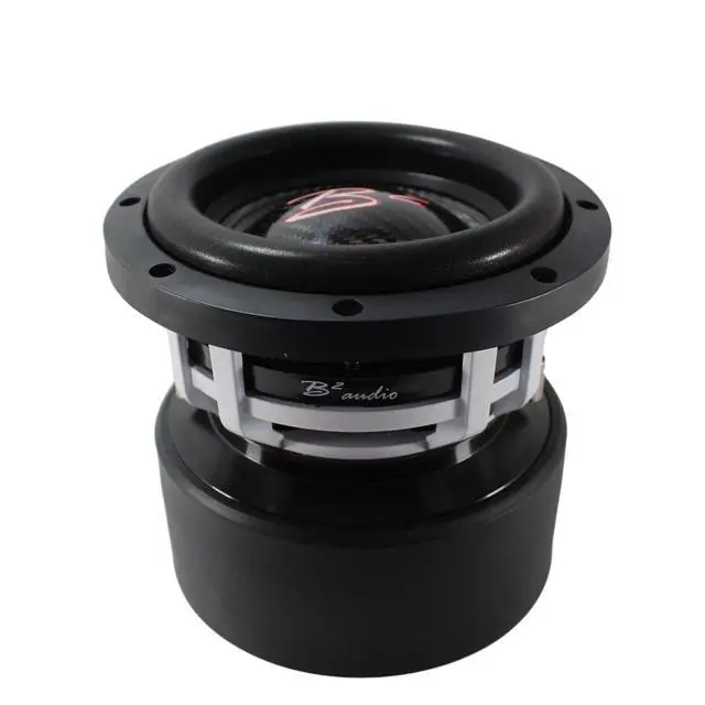 Alt view image 3 of 5 - B2 Audio Rampage 6.5" 1000 Watt RMS Carbon Fiber Dual 2-Ohm Voice Coil Subwoofer