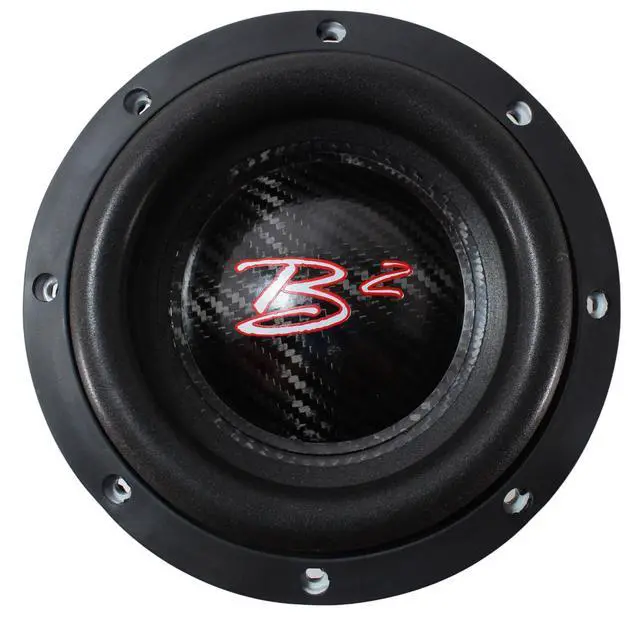 Alt view image 4 of 5 - B2 Audio Rampage 6.5" 1000 Watt RMS Carbon Fiber Dual 2-Ohm Voice Coil Subwoofer