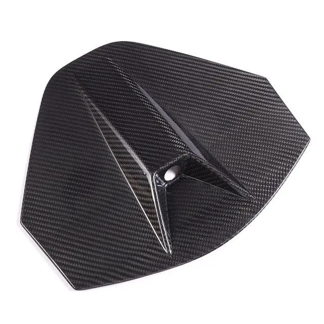 Alt view image 5 of 5 - Roof Top Backup Cameras Cover Trim Compatible with Corvette C8 Coupe 2020-2024 Real Carbon Fiber 1PCS Reversing Camera Protection Cover Trim Accessories (Black Carbon)
