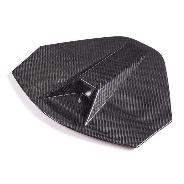 Alt view image 3 of 5 - Roof Top Backup Cameras Cover Trim Compatible with Corvette C8 Coupe 2020-2024 Real Carbon Fiber 1PCS Reversing Camera Protection Cover Trim Accessories (Black Carbon)