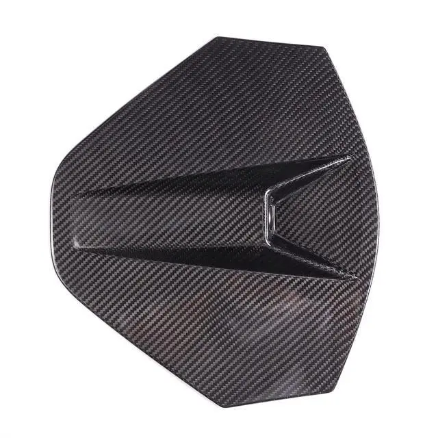Alt view image 4 of 5 - Roof Top Backup Cameras Cover Trim Compatible with Corvette C8 Coupe 2020-2024 Real Carbon Fiber 1PCS Reversing Camera Protection Cover Trim Accessories (Black Carbon)