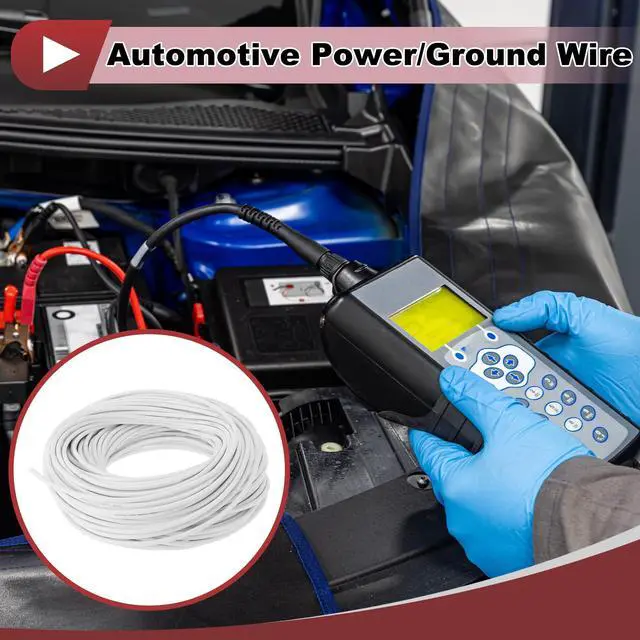 Alt view image 2 of 5 - HEROFFIX Electrical Ground Wire Automotive Power Wire 200FT White TC 1 Pcs 22Gauge 4 Conductor Fully Insulated& Soft Touch Jacket Universal