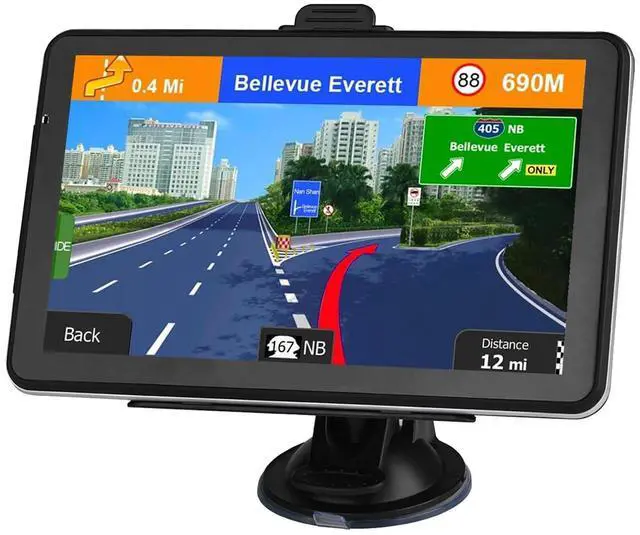 Main image of GPS Navigator for Car Truck RV7 inch Touch Screen Latest 2026 Map,Support Voice Turn Direction Guidance/Speed and Red Light Warning/Custom Truck Routing (Free Lifetime Updates)