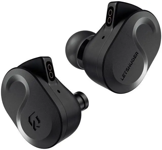 Main image of Letshuoer S08 Fourth Generation in Ear Monitor Earphone Dual-Coil 13mm Planar Magnetic Driver HiFi Wired in Ear Earbuds, Planar IEM with Detachable 2pins Silver-Plated Copper Cable Audiophiles(Black)