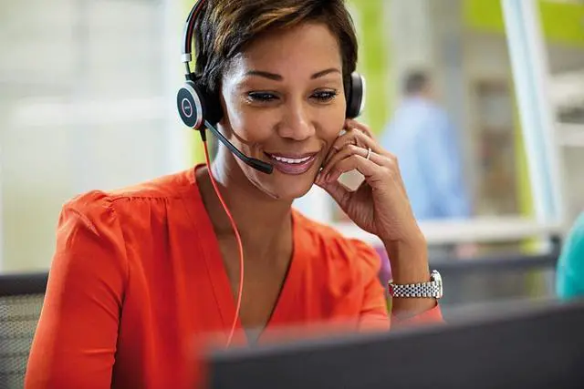 Alt view image 2 of 5 - Jabra Evolve 40 Professional Wired Headset, Stereo, UC-Optimized Telephone Headset for Greater Productivity, Superior Sound for Calls and Music, 3.5mm Jack/USB Connection, All-Day Comfort Design