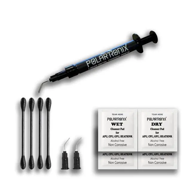 Alt view image 2 of 5 - Liquid Metal Thermal Paste 5 Gram Pack - Highest Thermal Conductivity - Made in USA -PS5, CPU, GPU, Laptop - 5 Grams Eco Package - Ready to Apply Liquid Metal for PS5