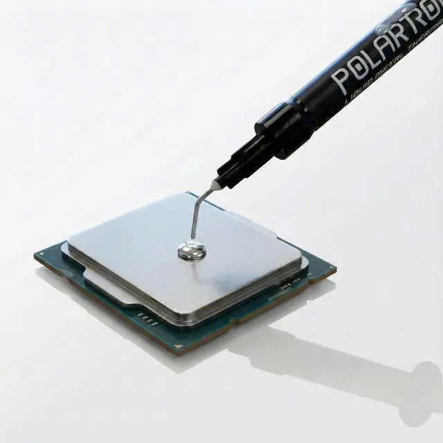Alt view image 4 of 5 - Liquid Metal Thermal Paste 5 Gram Pack - Highest Thermal Conductivity - Made in USA -PS5, CPU, GPU, Laptop - 5 Grams Eco Package - Ready to Apply Liquid Metal for PS5
