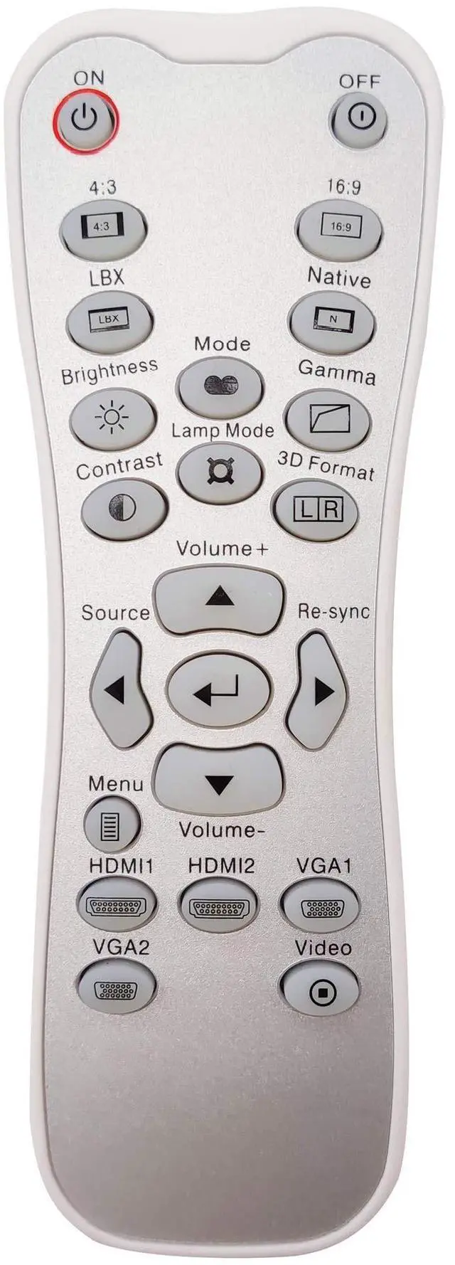 Main image of INTECHING BR-3067B Projector Remote Control for Optoma DH1011, EH300, HD131X, HD131Xe, HD131Xw, HD25, HD2500, HD25e, HD25-LV, HD25-LV-WHD, HD30, HD30B