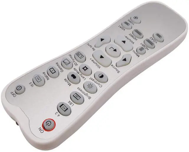 Alt view image 4 of 5 - INTECHING BR-3067B Projector Remote Control for Optoma DH1011, EH300, HD131X, HD131Xe, HD131Xw, HD25, HD2500, HD25e, HD25-LV, HD25-LV-WHD, HD30, HD30B