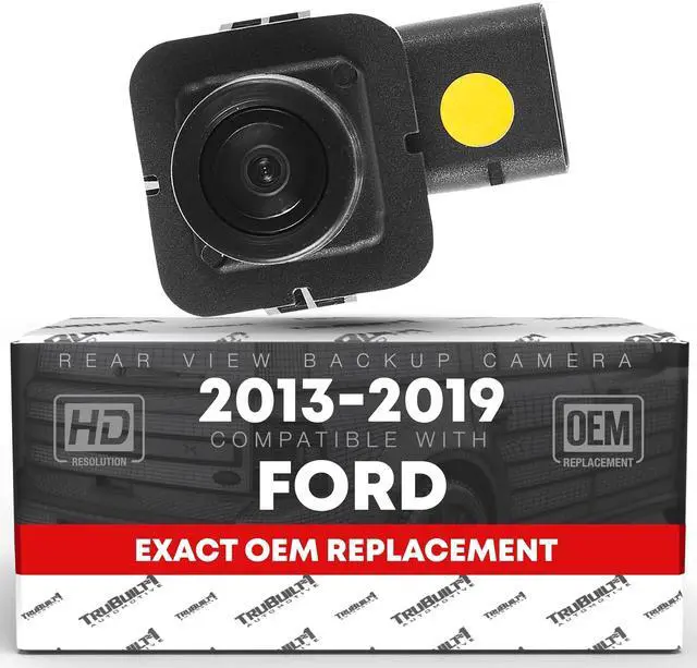 Main image of Rear View Backup Camera - Compatible with 2013-2019 Ford Flex - Reverse Park Assist Camera Replacement - OEM GA8Z-19G490-A, DA8Z-19G490-C, DA8Z-19G490-A, EA8Z-19G490-A, 592-006