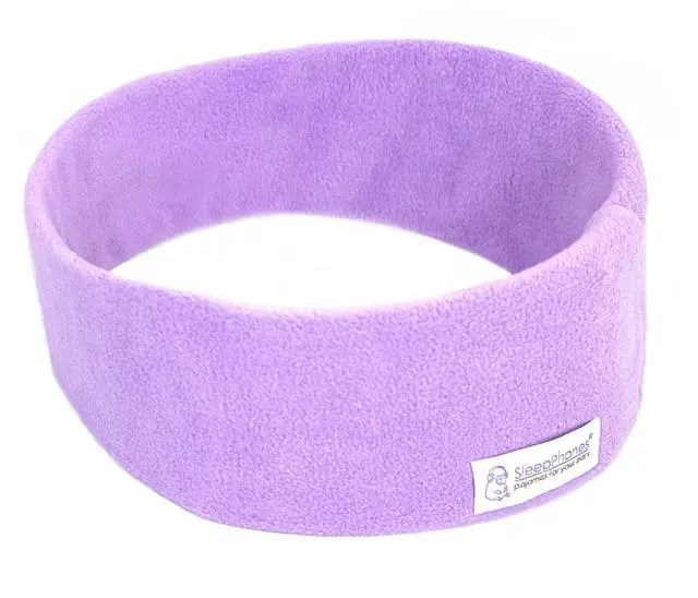 Main image of SleepPhones Wireless Sleep Headphones by AcousticSheep V8 ^^ 24-Hour Battery ^^ Original and Most Comfortable Bluetooth Headphones for Sleeping (Small, Quiet Lavender Fleece)