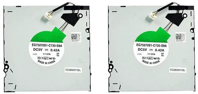 Main image of New Cooling Fans for DELL Precision 7670 M7670 7680 A1000 A2000 Graphics Card Series EG75070V1-C730-S9A CN-0DV704 DC28000Y3SL DC5V 0.42A Fan