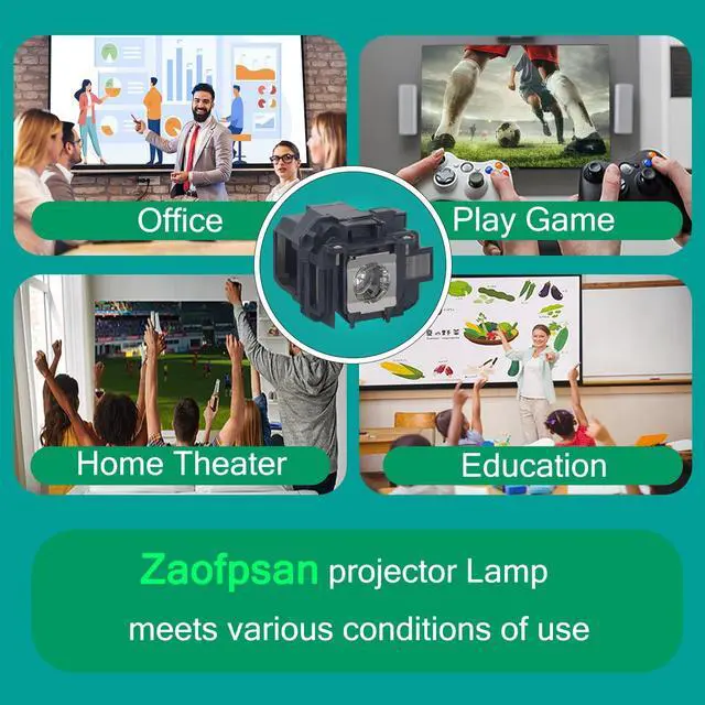Alt view image 2 of 5 - Zaofpsan V13H010L78 Replacement Projector Lamp for ELPLP78 Epson PowerLite Home Cinema 2030 2000 730HD 725HD 600,Powerlite 1263W 1262W 1222 955W 99W 965,EX7220 EX3220 EX5230 EX5220 VS335W VS230 Bulb