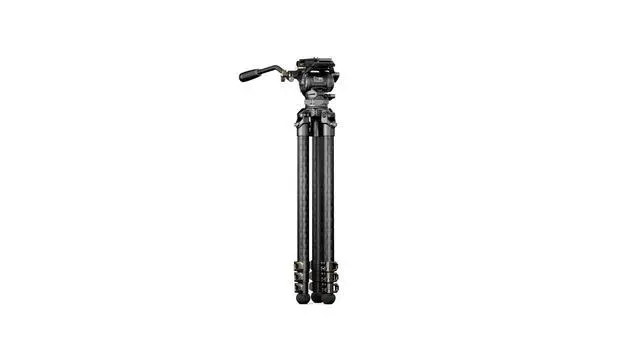 Alt view image 2 of 5 - Tilta CT08 75mm Cine Fluid Head with 3-Stage Carbon Fiber Tripod Legs - Forest Camo (8KG)