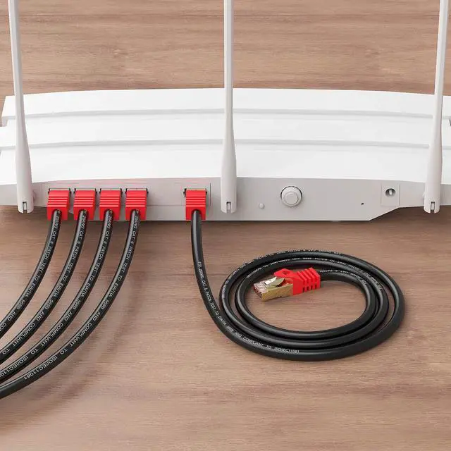 Alt view image 5 of 5 - XXONE 200ft Cat6 Ethernet Cable - 26AWG Heavy-Duty, Waterproof & Direct Burial, Outdoor LAN Cable - Compatible with Network Adapters, Hubs, Switches, Routers (RJ45 Connector)