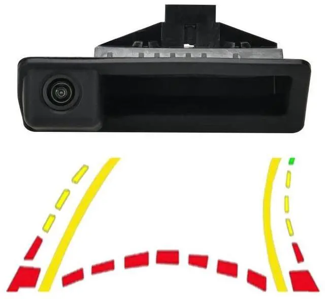 Main image of Canying Car Rear View Reverse Back Trunk Handle Camera Special for BMW E60 E61 E70 E71 E72 E82 E88 E84 E90 E91 E92 E93 X1 X5 with Moving Parking line