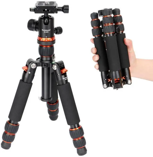 Main image of Koolehaoda Mini Tabletop Tripod with 360 Ball Head, Aluminum Portable