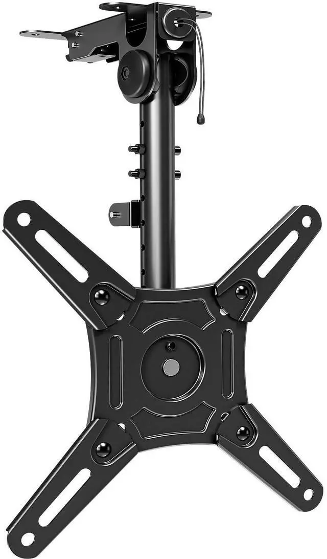 Main image of ELIVED Flip Down Ceiling TV Mount for Most 14-40 Inch TVs, Floding TV Mount for Flat and Pitched Roof, Height Adjustable Full Motion tv Bracket 360 Swivel for Patio, Max VESA 200x200mm, up to 22 Lbs
