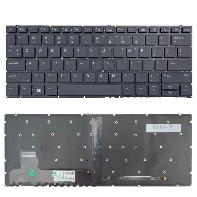 Alt view image 3 of 5 - TLBTEK Backlight Laptop Keyboard Replacement Compatible with HP EliteBook X360 830 G5 830 G6 L40527-061 L40527-B31 Series Laptop