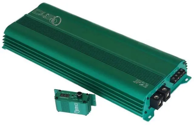 Main image of DOWN4SOUND JP23 V1.5 Elite Teal ^^ Monoblock Amplifier - 2300W RMS, 1-Ohm Stable, Linkable for Car Audio Systems, High-Performance Bass Amplifier for 2000W Subwoofer Setup