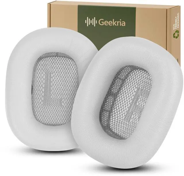 Main image of Geekria Elite Sheepskin Replacement Ear Pads for Apple AirPods MAX (A2096)/ MAX2 (A3184) Headphones Ear Cushions, Repair Parts (Grey)