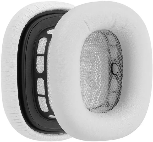 Alt view image 2 of 5 - Geekria Elite Sheepskin Replacement Ear Pads for Apple AirPods MAX (A2096)/ MAX2 (A3184) Headphones Ear Cushions, Repair Parts (Grey)