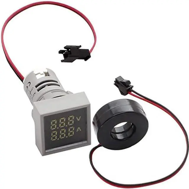 Alt view image 2 of 4 - Dual Current/Voltage Meter Panel for Generator Power Monitoring