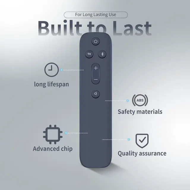 Alt view image 2 of 5 - ZWP Replacement Remote Control Compatible for JBL Bar 2.0 SoundBar 80 Watts Bar Studio 2.0 Channel JBLBAR20AIOBLKAM
