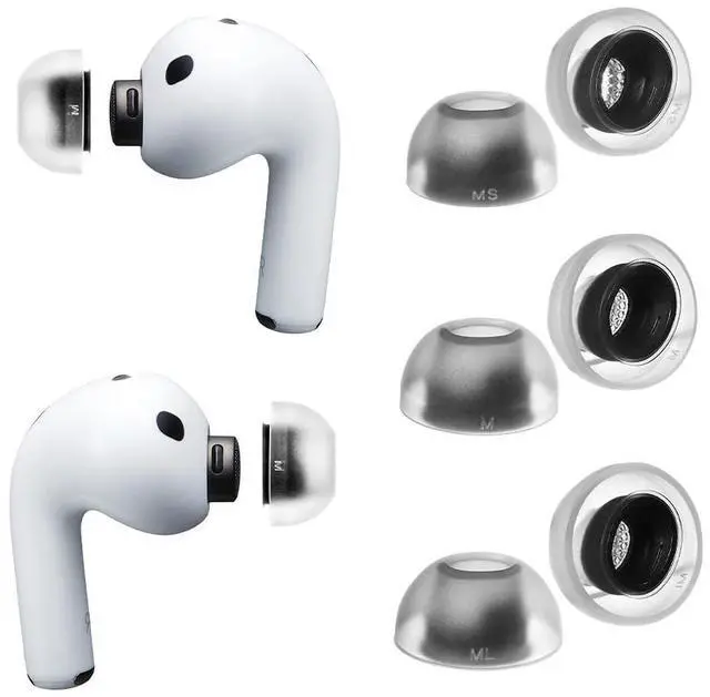 Main image of AZLA MAX AirPods Pro 3 Ear Tips, Medical Silicone Ear Tip Replacement