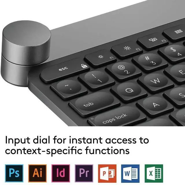 Alt view image 2 of 3 - Logitech Craft Advanced Keyboard with Creative Input Dial