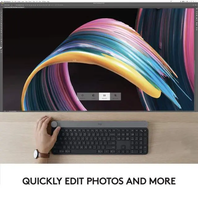 Alt view image 3 of 3 - Logitech Craft Advanced Keyboard with Creative Input Dial