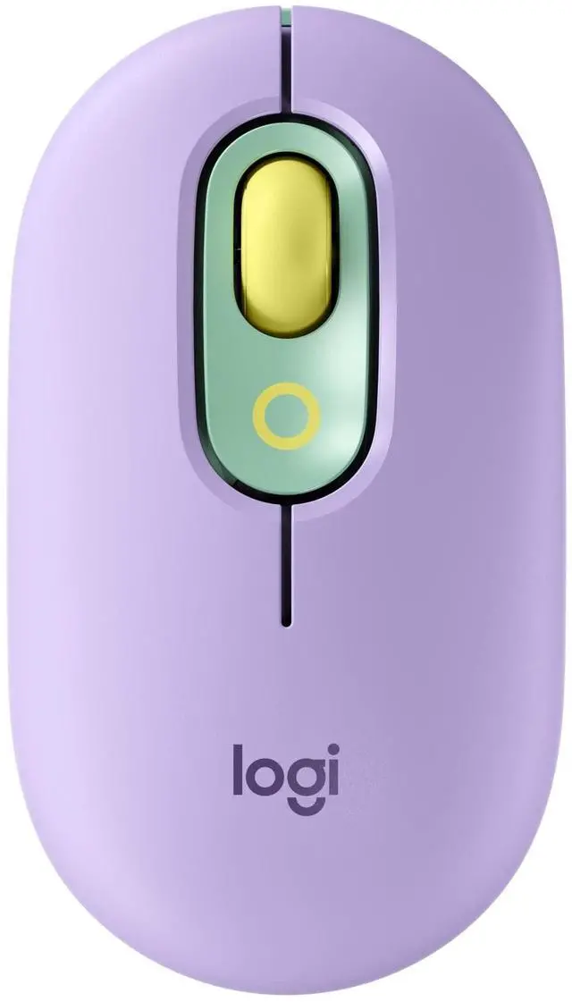 Main image of Logitech POP Mouse, Compact and Portable Wireless Bluetooth Mouse with Programmable Buttons and Quiet Clicks, Easy-Switch Between up to 3 Devices, Laptop, Tablet, PC - Daydream Mint