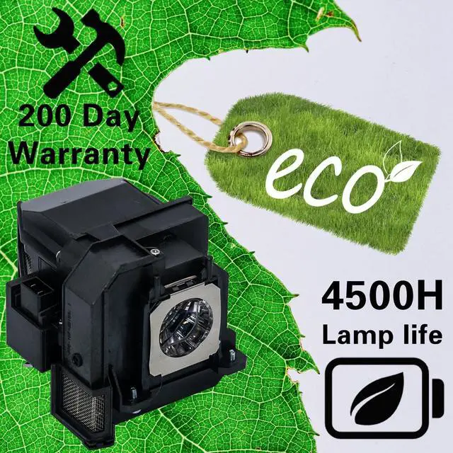 Alt view image 2 of 5 - SRZOBYU V13H010L90 Replacement Projector Lamp Bulb for Epson ELPLP90 EB-670 EB-675w EB-675wi EB-680wi PowerLite 675W EB670 EB675W EB675Wi 675W with Housing