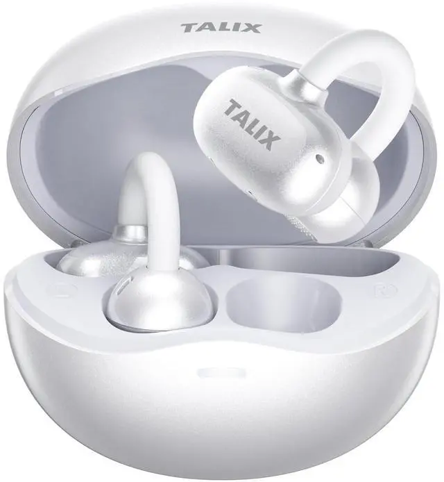 Main image of TALIX Ultra Open Ear Earbuds X6, Clip-On Headphone with Directional Sound, Ultra-Light Comfort Fit, Bluetooth 5.4 Wireless Earbuds, 26H Playtime, Spatial Sound, for Running, Workout & Daily Use